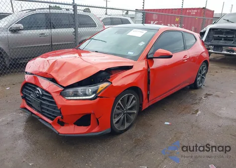 2020 Hyundai Veloster 2.0 Premium из США, поврежденный, VIN KMHTG6AF1LU021222